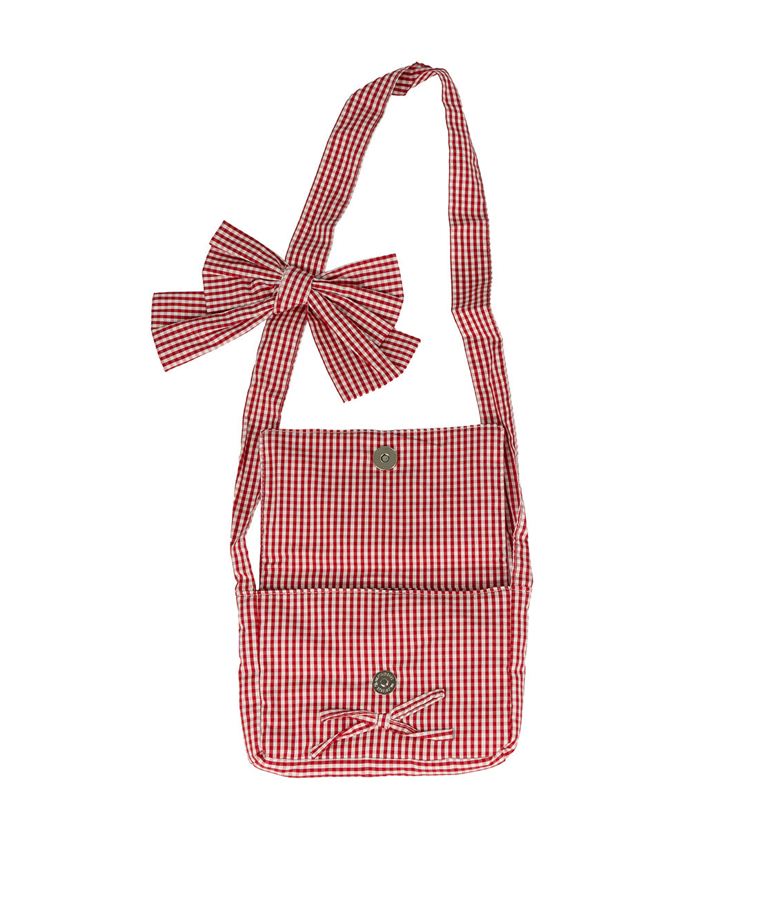 Vicolo Kids Borsa a Quadri Rossa per Bambine