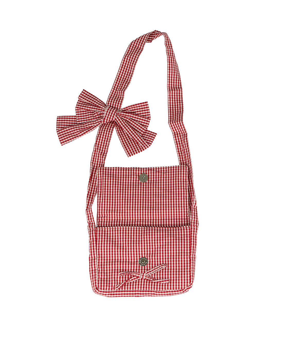 Vicolo Kids Borsa a Quadri Rossa per Bambine