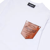Dsquared2 Kids T-shirt Longsleeve con Taschino Personalizzato per Bambini