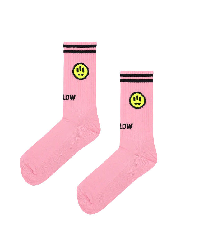 Barrow Kids Calzini Rosa con Logo per Bambine