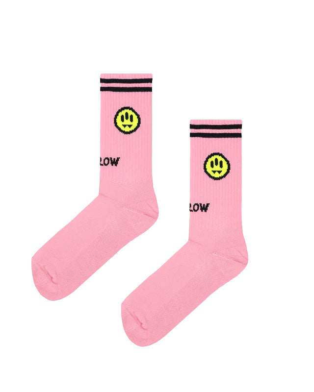 Barrow Kids Calzini Rosa con Logo per Bambine