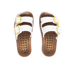 Sensi Kids Prestige Sandalo Bianco Doppia Fascia per Bambini (da sopra)