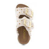 Colors of California Kids Sandalo Denim Panna con Strass per Bambine