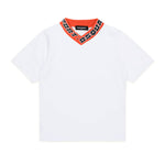 Dsquared2 Kids T-shirt Bianca/Arancione Sport EDTN per Bambini