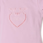 Pinko Kids T-shirt Rosa con Logo Love Birds