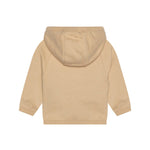 Calvin Klein Kids Felpa Beige con Cappuccio per Neonati (retro)