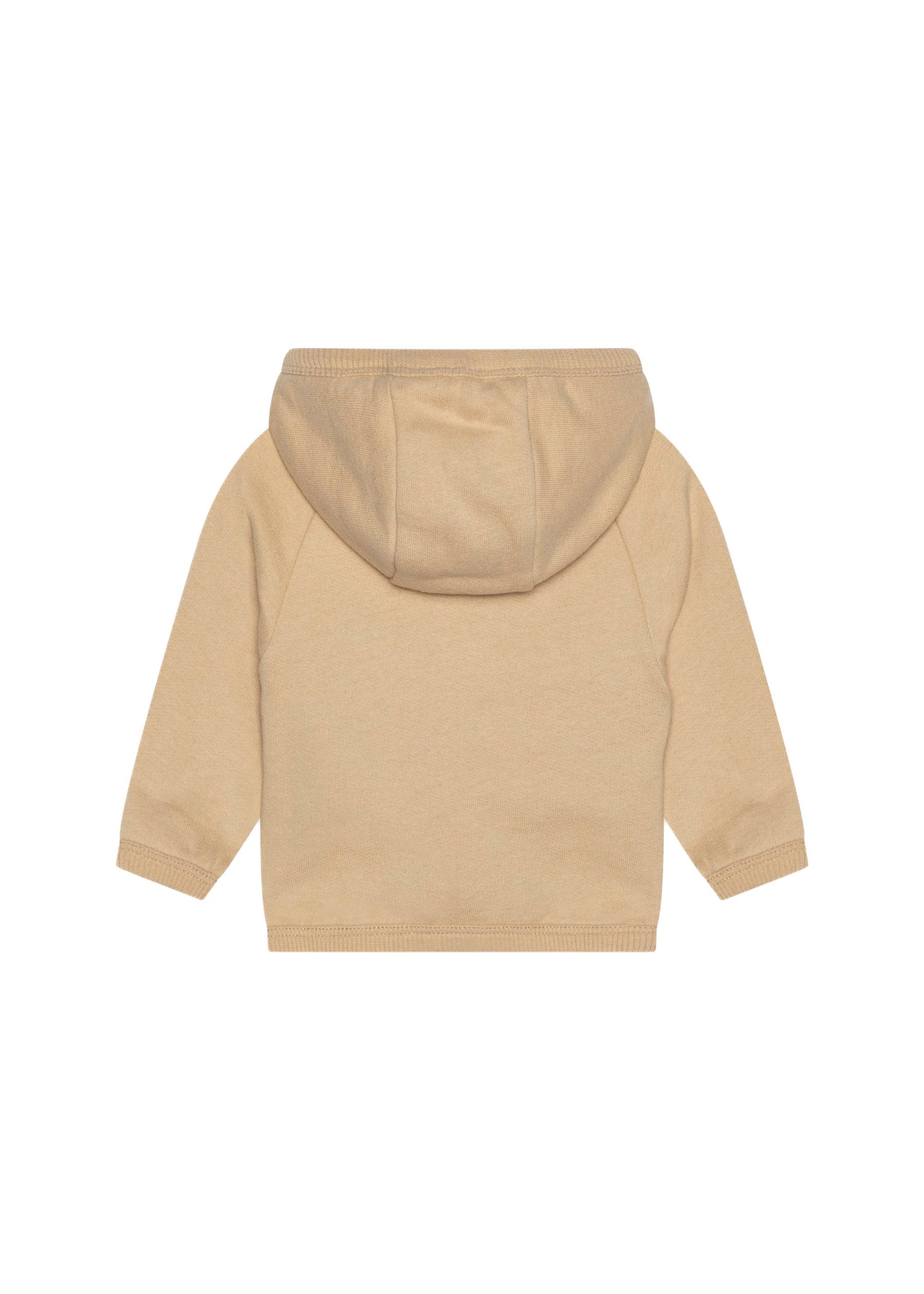 Calvin Klein Kids Felpa Beige con Cappuccio per Neonati (retro)