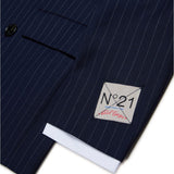 N°21 Kids Blazer Blu Gessato per Bambini (dettaglio)