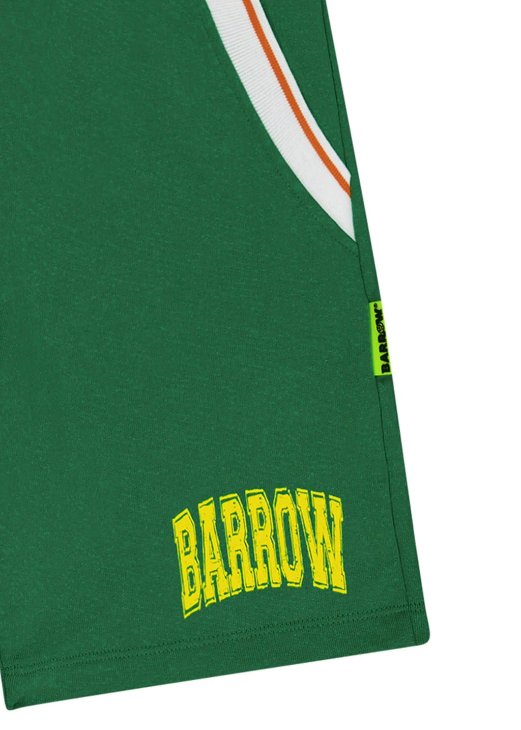 Barrow Kids Bermuda Verde con Logo per Bambini