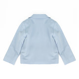 Daniele Alessandrini Kids Giacca Celeste con Tasche per Neonati