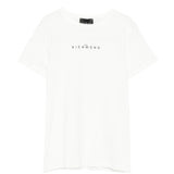 John Richmond Kids T-Shirt Bianco con Logo per Bambini