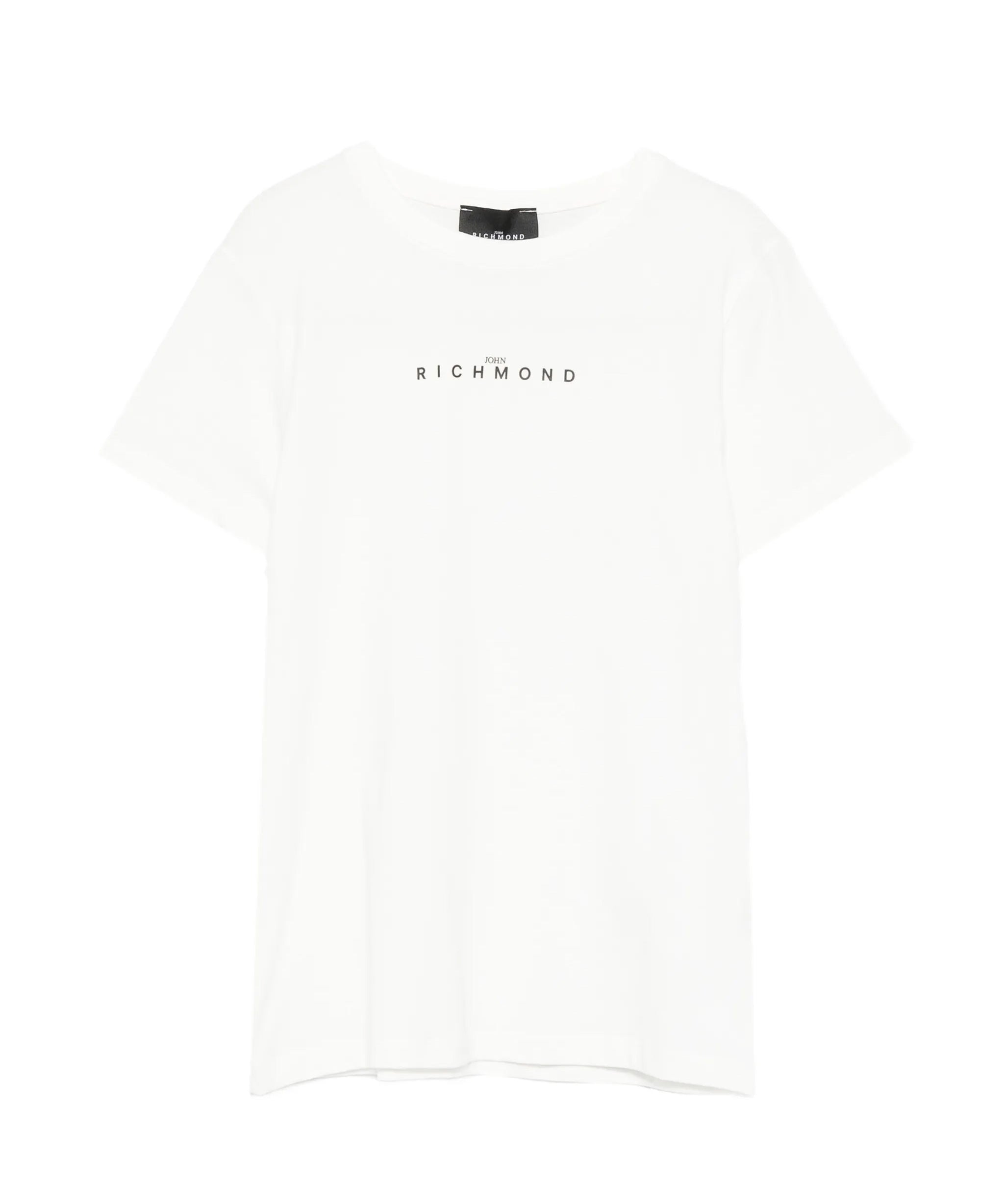 John Richmond Kids T-Shirt Bianco con Logo per Bambini