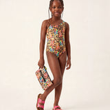 Barrow Kids Costume Intero Fantasia Leopardato Multicolor per Bambine