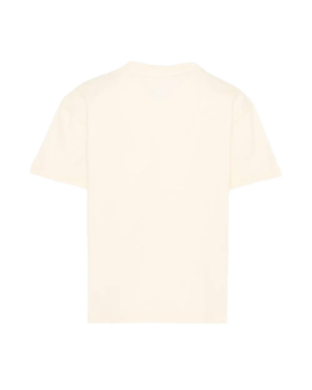 Palm Angels Kids T-Shirt Bianco con Stampa Teddy per Bambini