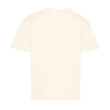 Palm Angels Kids T-Shirt Bianco con Stampa Teddy per Bambini