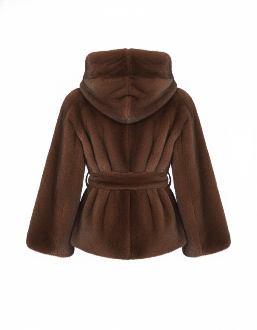 Yes London Kids Ecovisone con Cappuccio Moro per Bambine