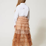 Twinset Kids Gonna in Tulle Canapa per Bambine