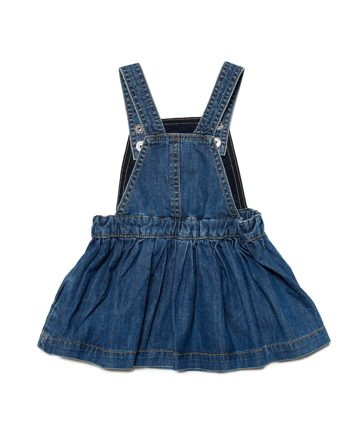 Diesel Kids Salopette di Jeans per Neonate retro