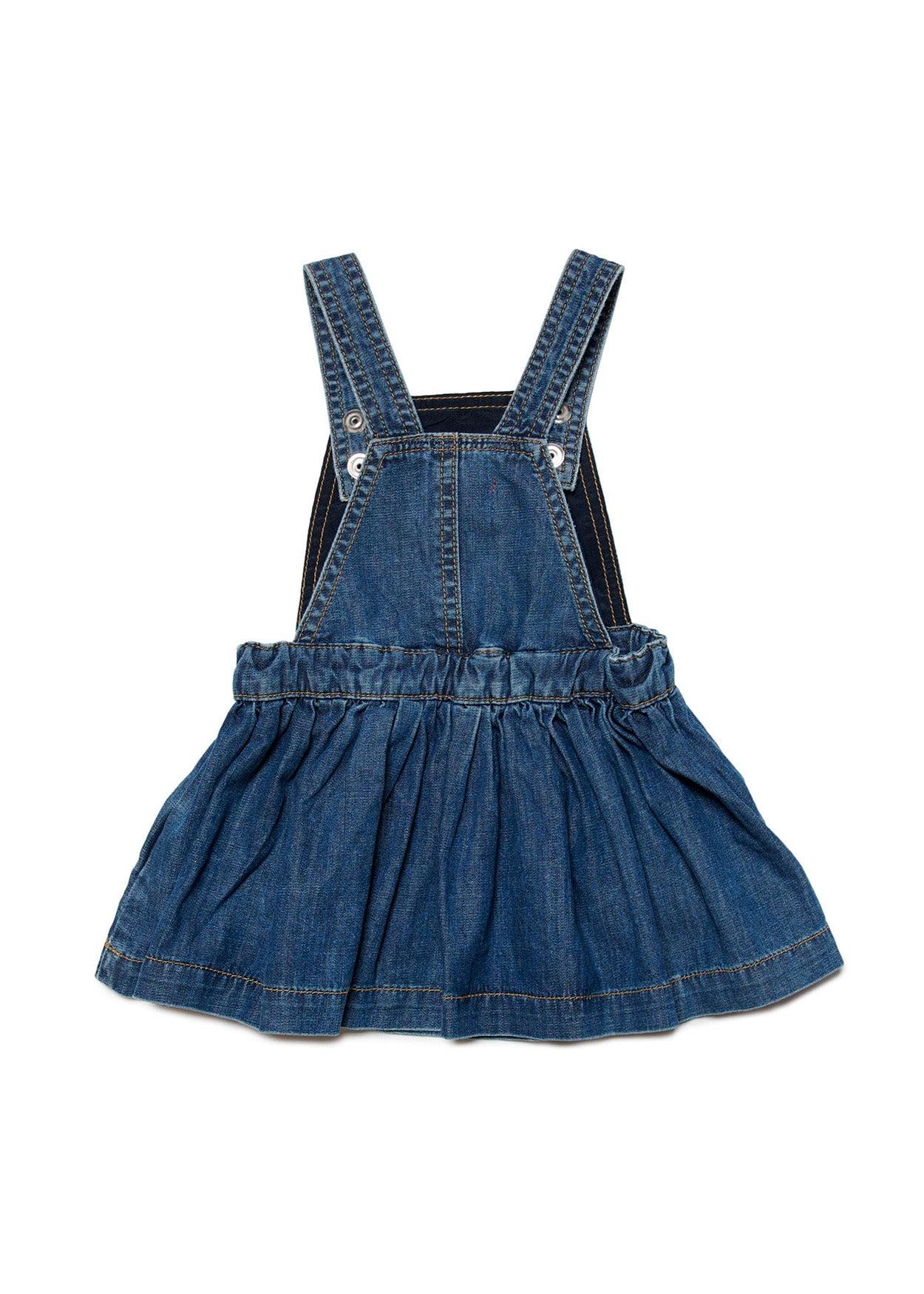 Diesel Kids Salopette di Jeans per Neonate retro