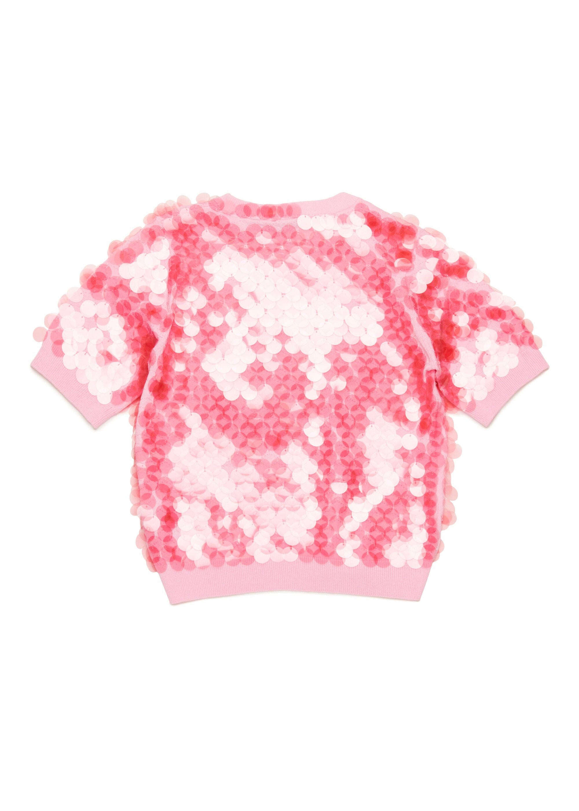 N°21 Kids T-shirt Rosa con Paillettes per Bambine
