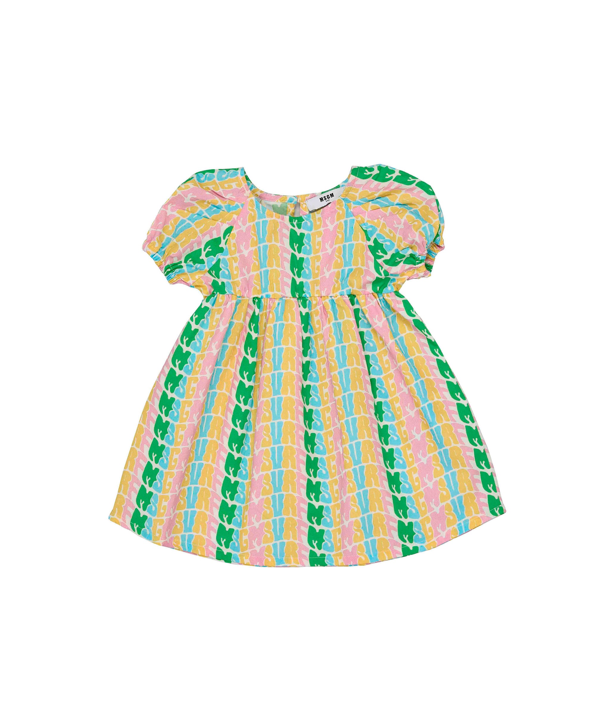 MSGM Kids Abito Multicolor per Neonate
