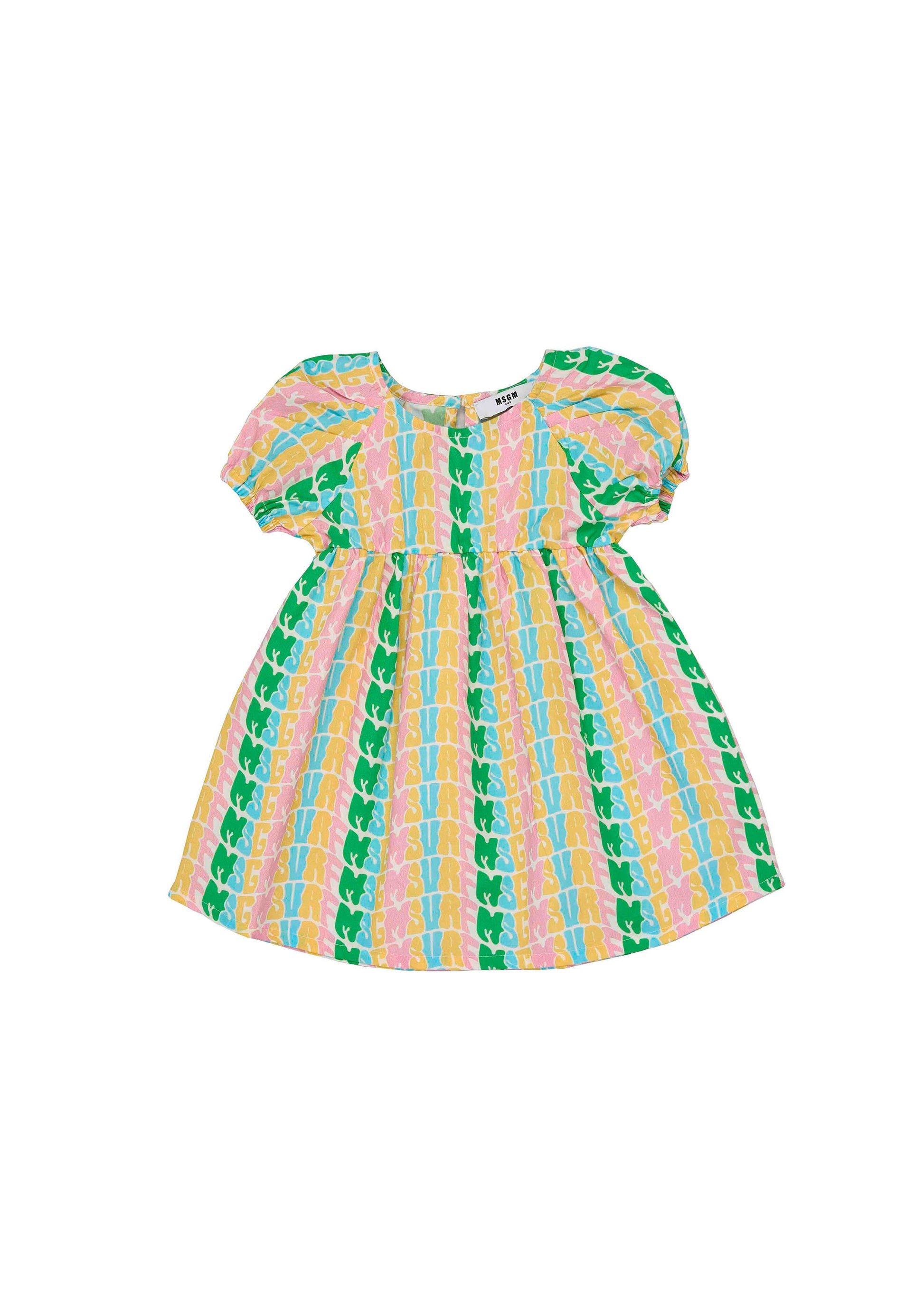 MSGM Kids Abito Multicolor per Neonate