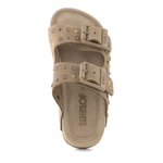 Colors of California Kids Sandalo Fango Scamosciato Doppia Fascia per Bambini