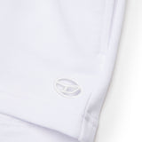 Diesel Kids Shorts Bianco con Micro Oval D per Bambine