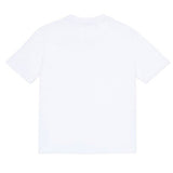 Dsquared2 Kids T-shirt  Bianca con Logo Fluo Speed per Bambini