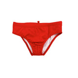 Dsquared2 Kids Costume Slip Rosso con Stampa per Bambini