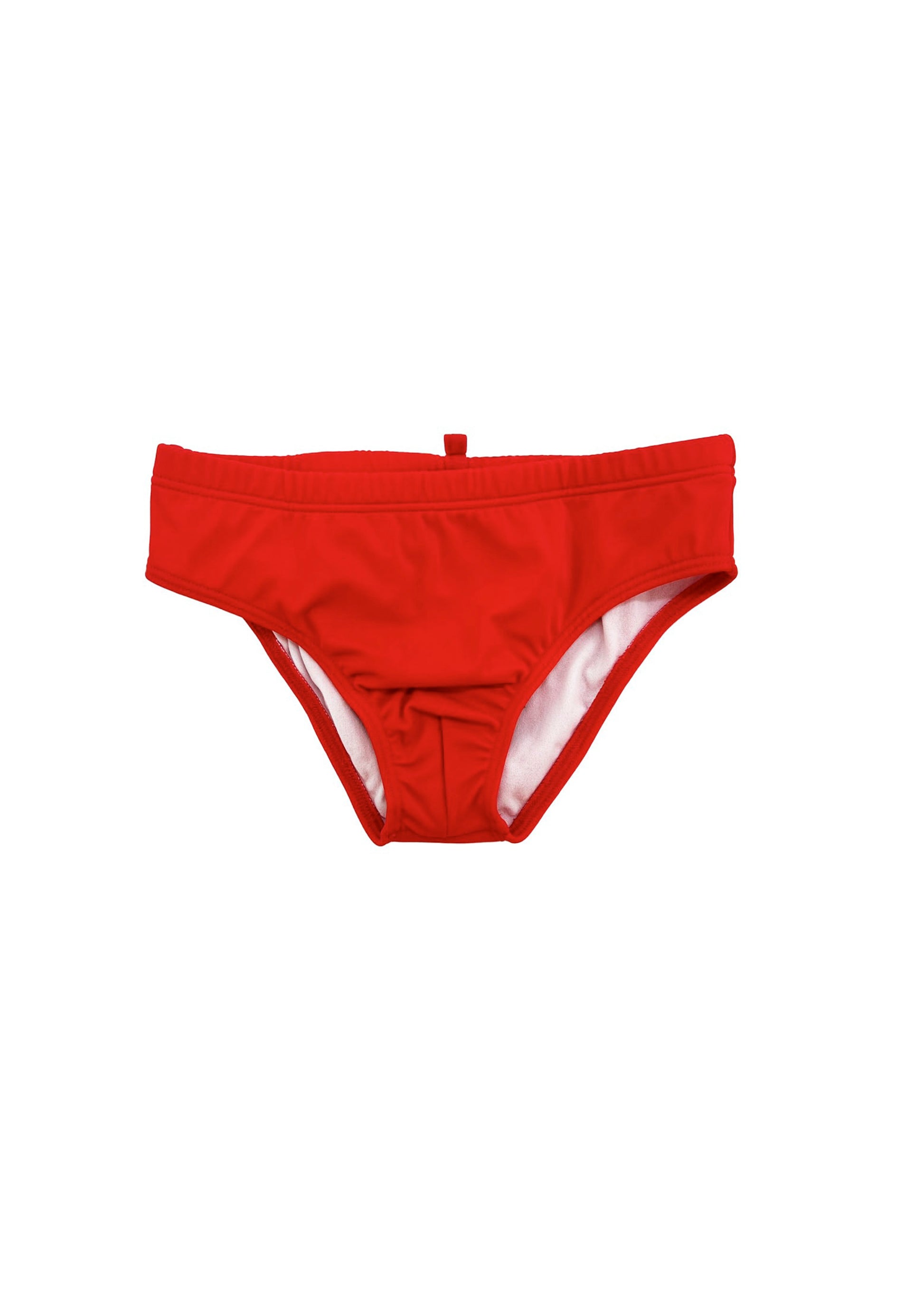 Dsquared2 Kids Costume Slip Rosso con Stampa per Bambini