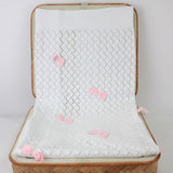 Le Coconne Coperta Bianca con Fiocchi per Neonate