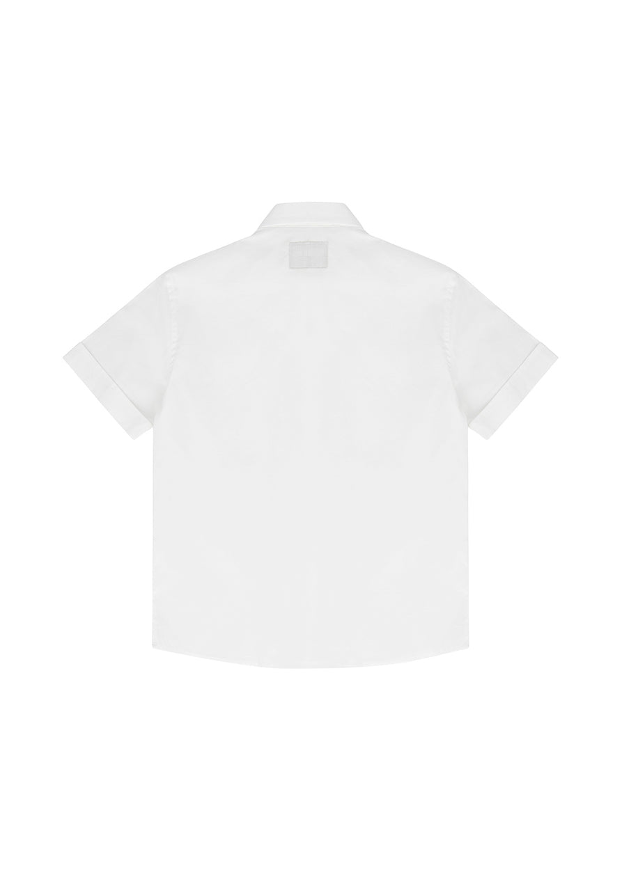 Iceberg Kids Camicia Bianca con Taschino per Bambini