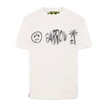 Barrow Kids T-shirt Bianca con Stampa Logo per Bambini