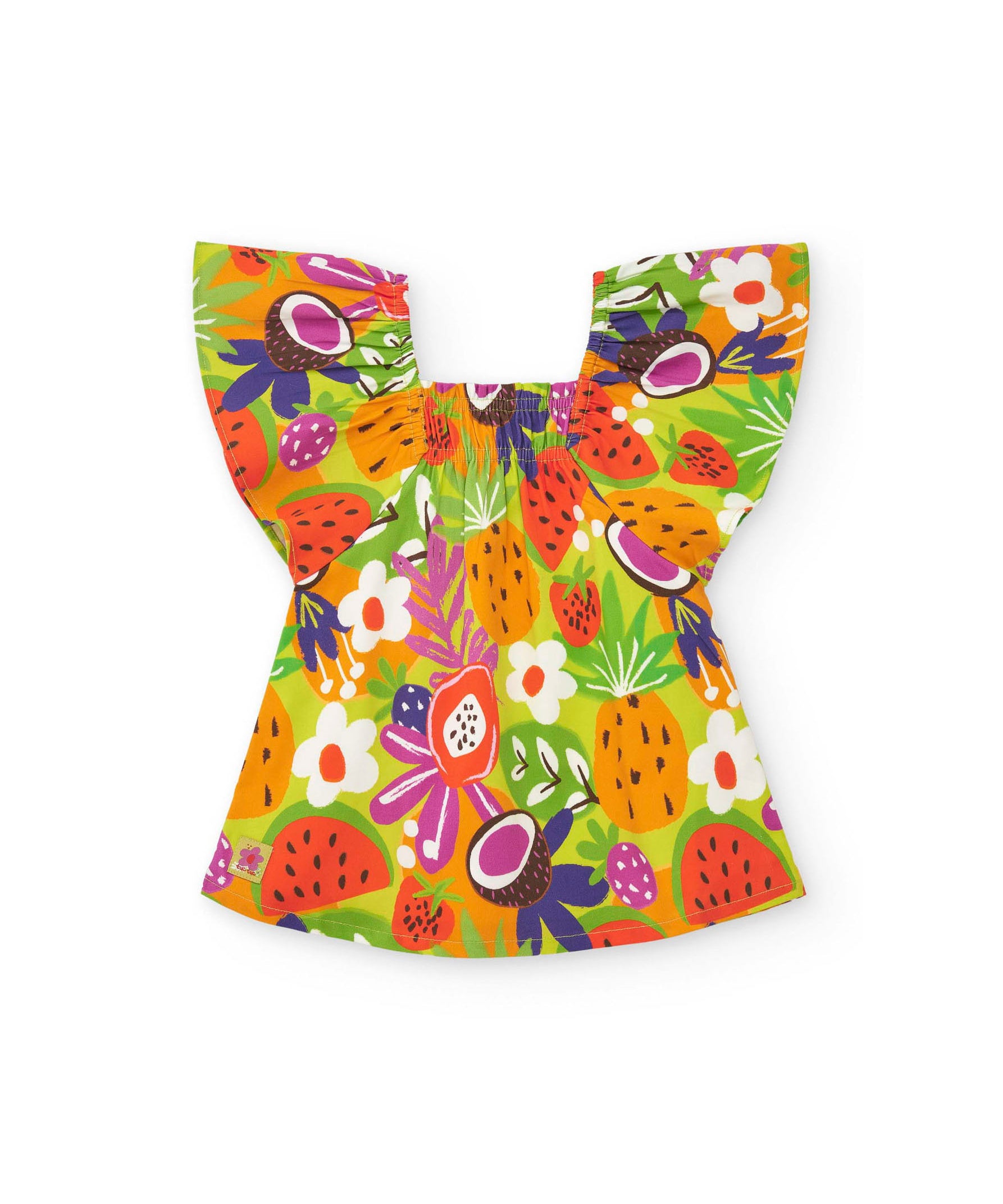 Tuc Tuc Abito Multicolor Fruit per Neonate