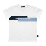 Daniele Alessandrini Kids T-Shirt Bianco e Blu per Neonati