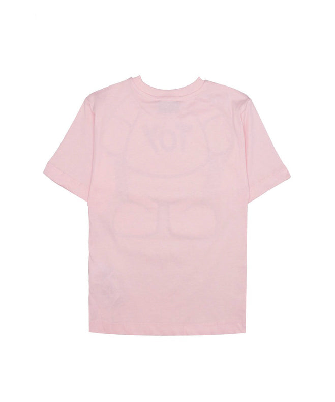 Moschino Kids T-shirt Rosa con Stampa per Bambine (retro)