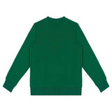 Moschino Kids Felpa Verde Girocollo con Logo Teddy Bear per Bambini (retro)