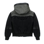 YES LONDON Giubbino Nero/Mastice con Cappuccio per Bambini (retro)