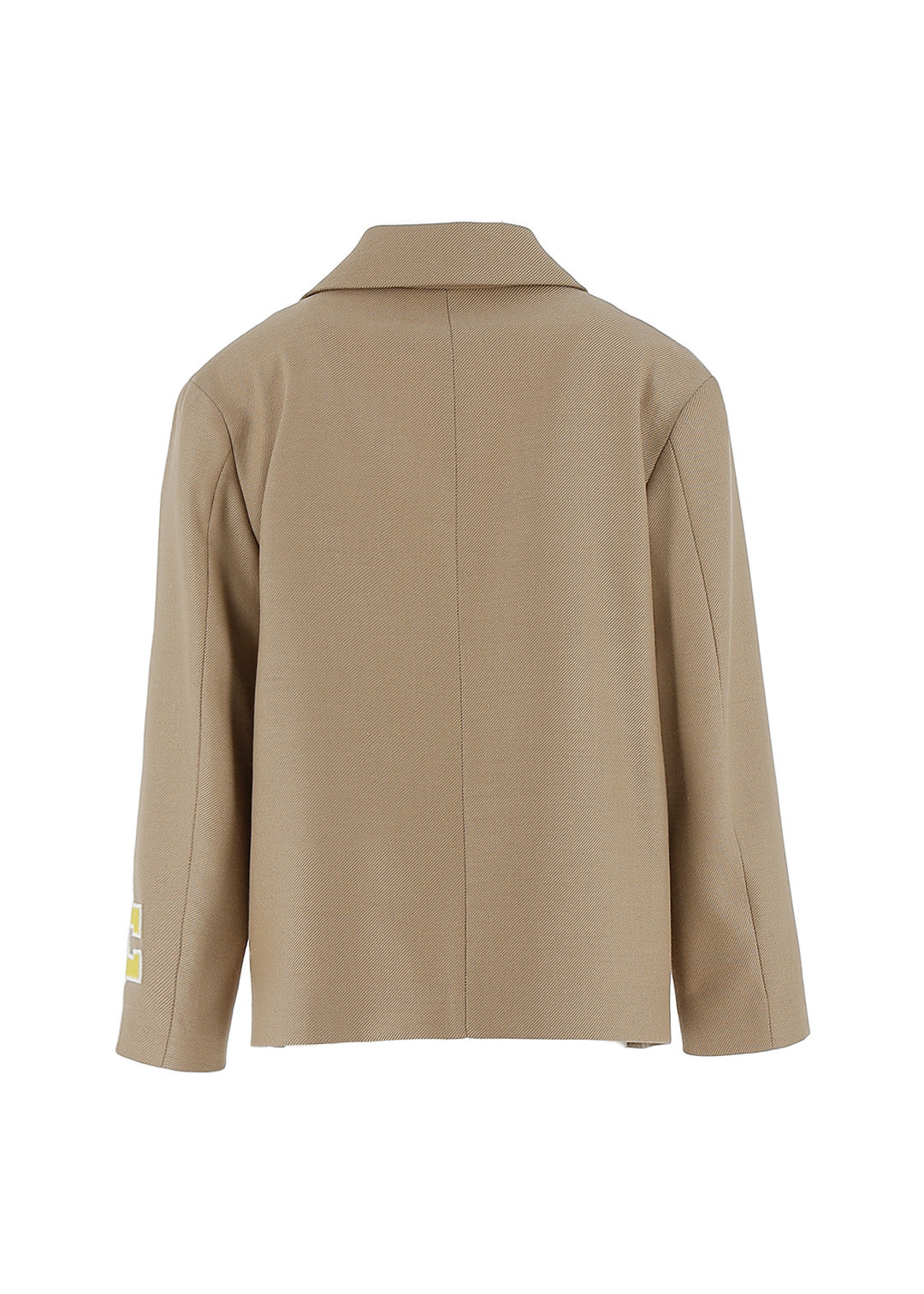 Elisabetta Franchi La Mia Bambina Giacca Blazer Cammello per Bambine (retro)