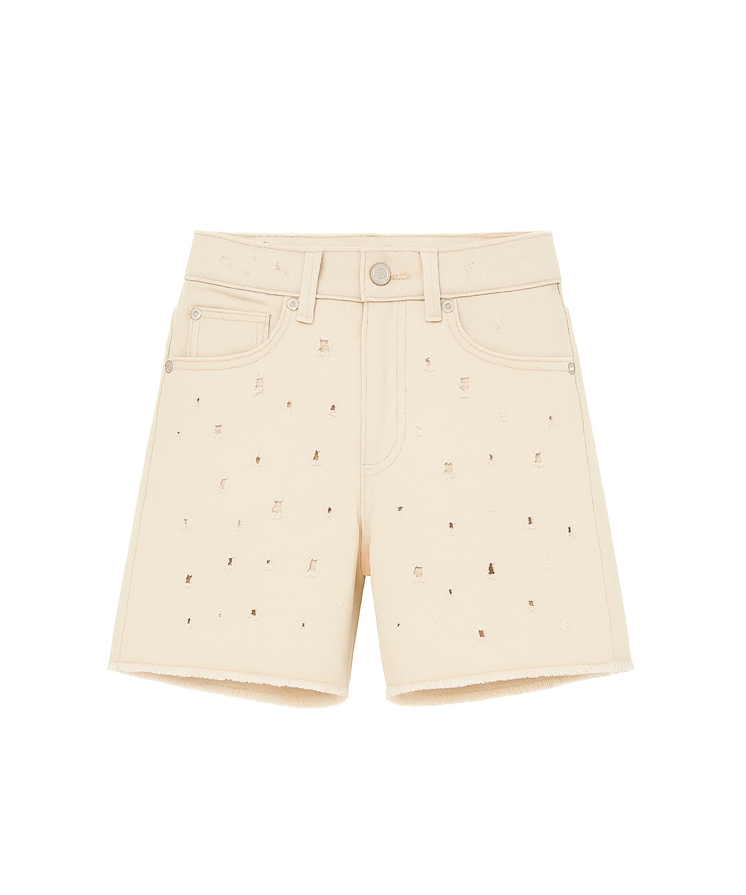 I'm Brian Bermuda Traforato Denim Beige per Bambini