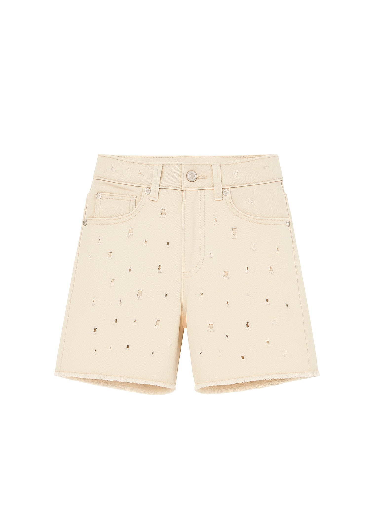 I'm Brian Bermuda Traforato Denim Beige per Bambini