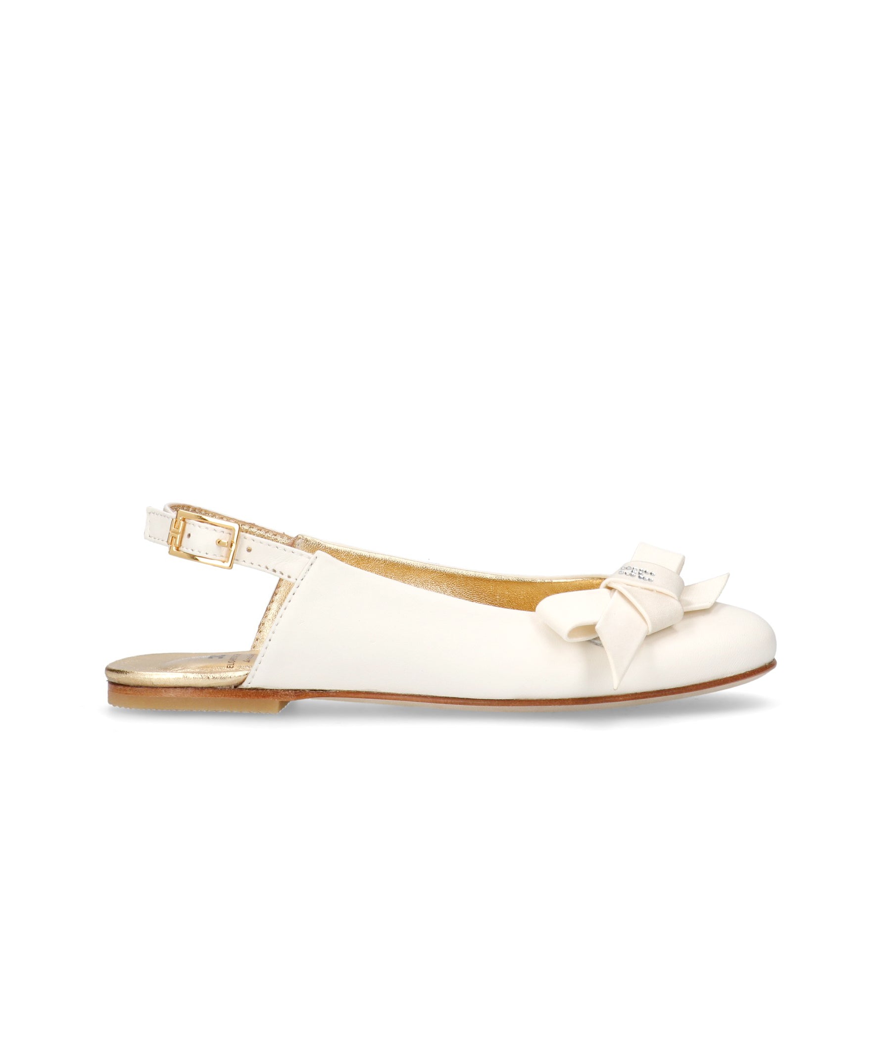 Elisabetta Franchi La Mia Bambina Ballerina Burro con Fiocco per Bambina