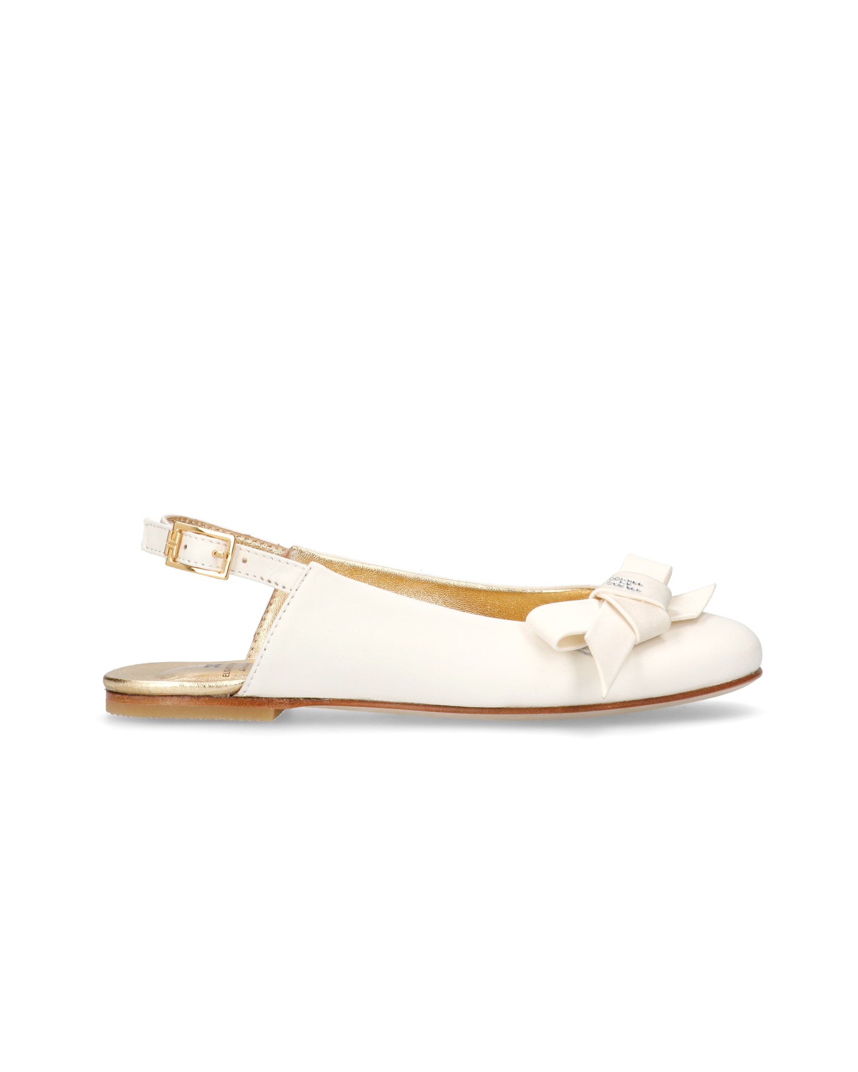Elisabetta Franchi La Mia Bambina Ballerina Burro con Fiocco per Bambina