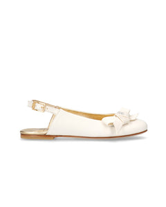 Elisabetta Franchi La Mia Bambina Ballerina Burro con Fiocco per Bambina