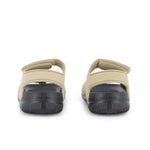 Boss Kids Ciabatta Beige Logata con Chiusura a Strappo per Neonati
