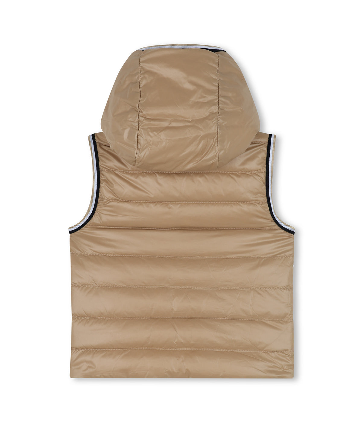 Boss Kids Bomber Smanicato Sabbia con Cappuccio e Zip per Neonati