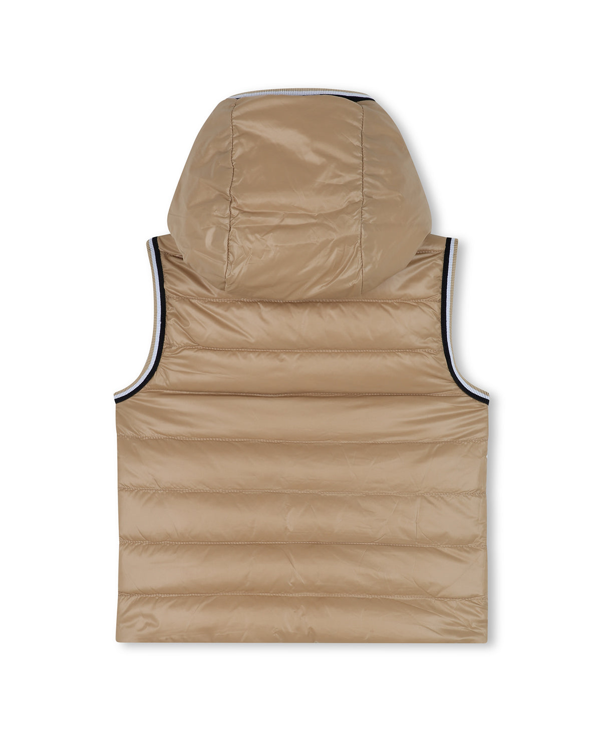 Boss Kids Bomber Smanicato Sabbia con Cappuccio e Zip per Neonati