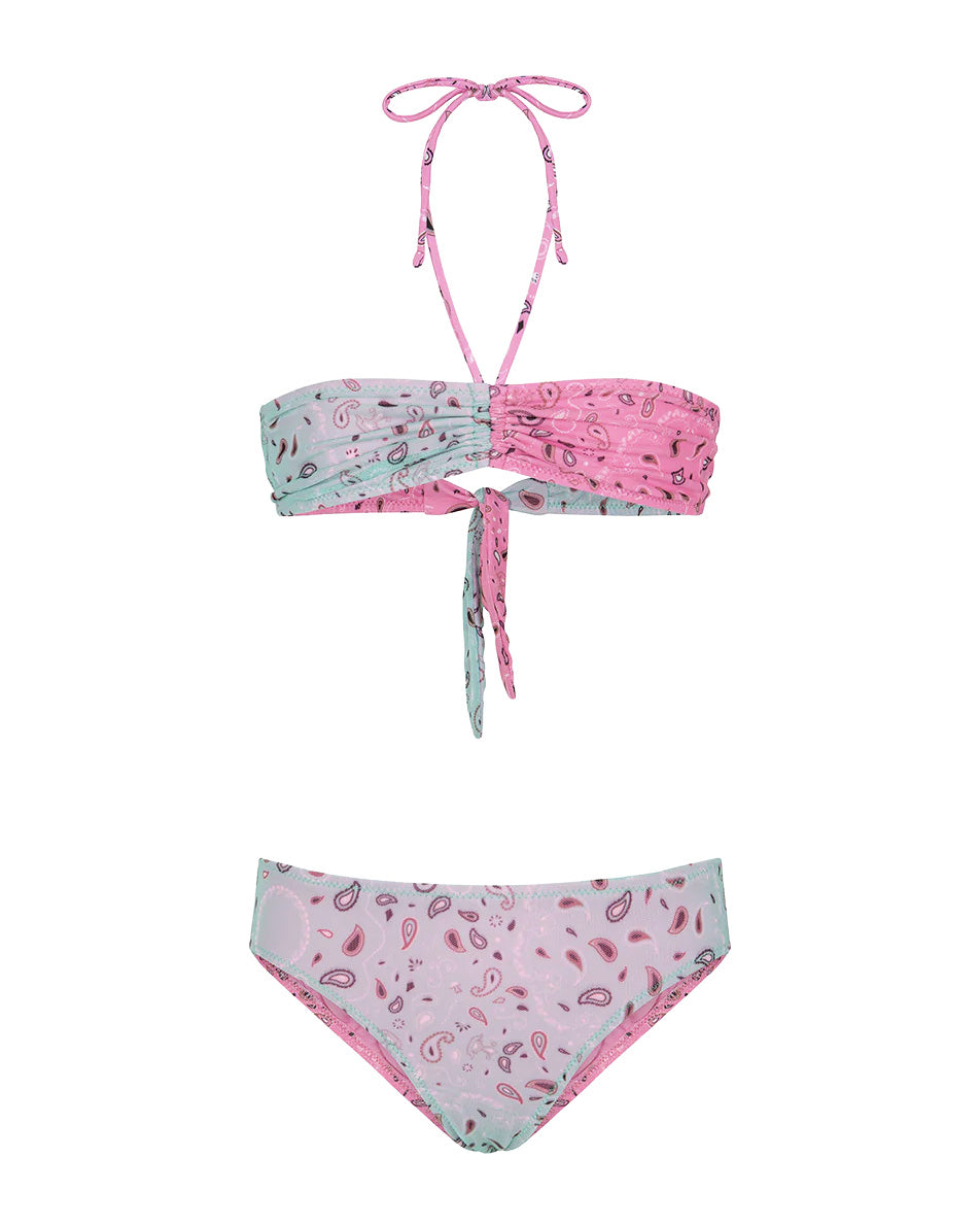 F**K Kids Costume Fantasia Bandana Multicolor per Bambine