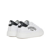 Dsquared2 Kids Sneakers Bianco e Nero con Logo per Neonati